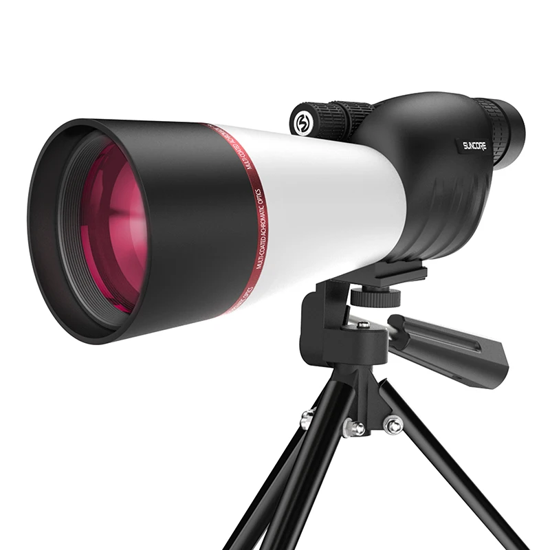 

25-75X60HD Spotting Scope Waterproof Zoom Monocular Long Range Telescope W/Tripod For Camping Birding