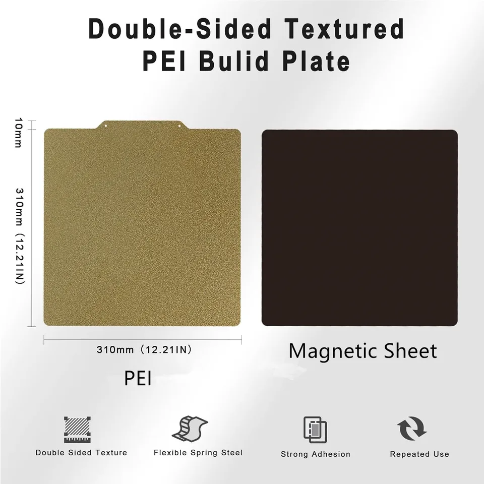 Promo 3D Printer Bed Pei Magnetic Sheet Spring Steel Plate 3D Printer Part Pei Bed L - View #7