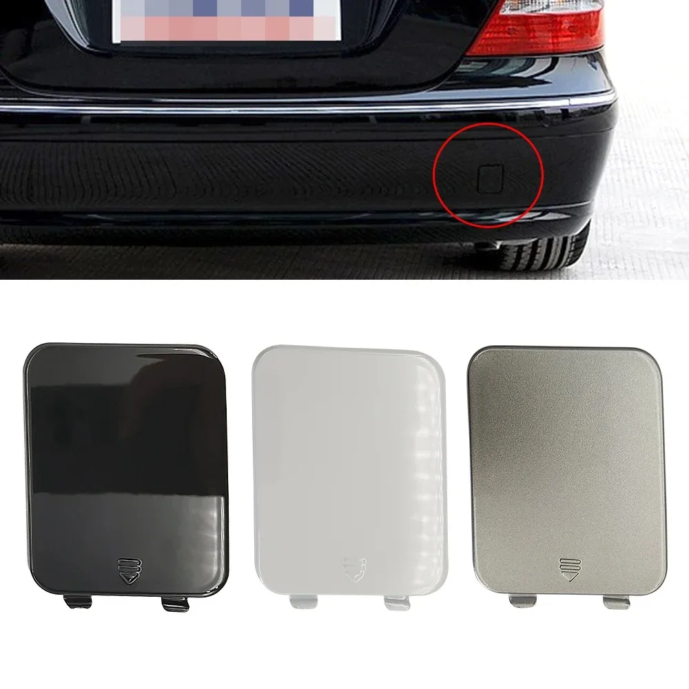 Rear Bumper Tow Hook Cover Cap - Black, White, Silver