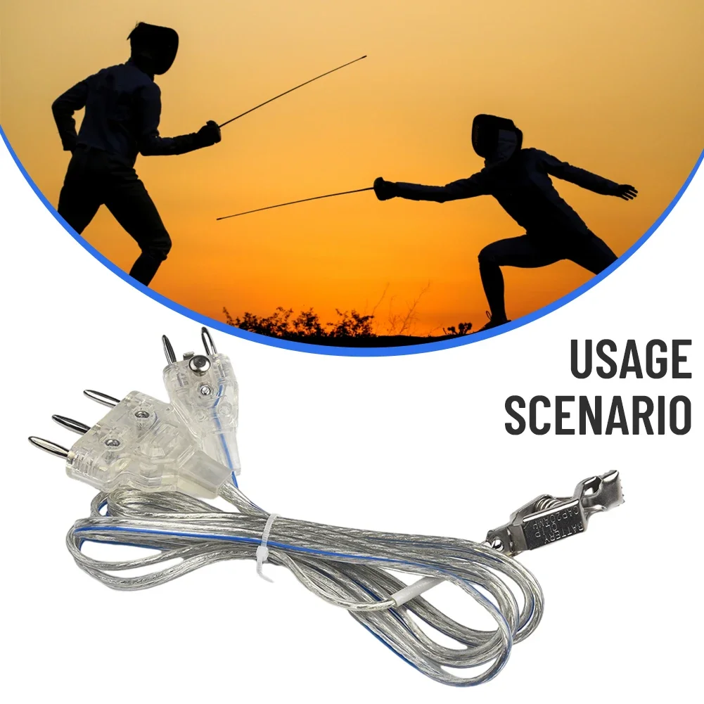 SportFencingBodyCordForFoilEpeeBodyCord3PinMaskCordsFencing