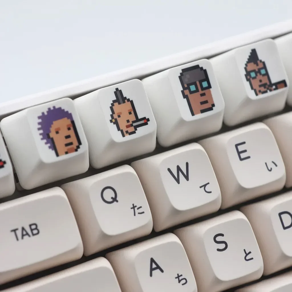 

NFT Keycap 1Pcs OEM Profile R4 PBT Sublimation Decoration Personality Keycap for Mechanical Keyboard mechanical key caps mold