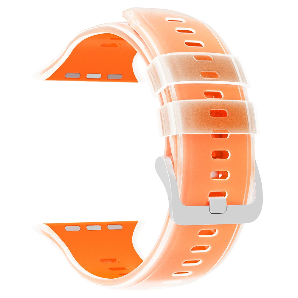 Durable Soft Silicone Sports Band for Smartwatches - Multiple Sizes Available
