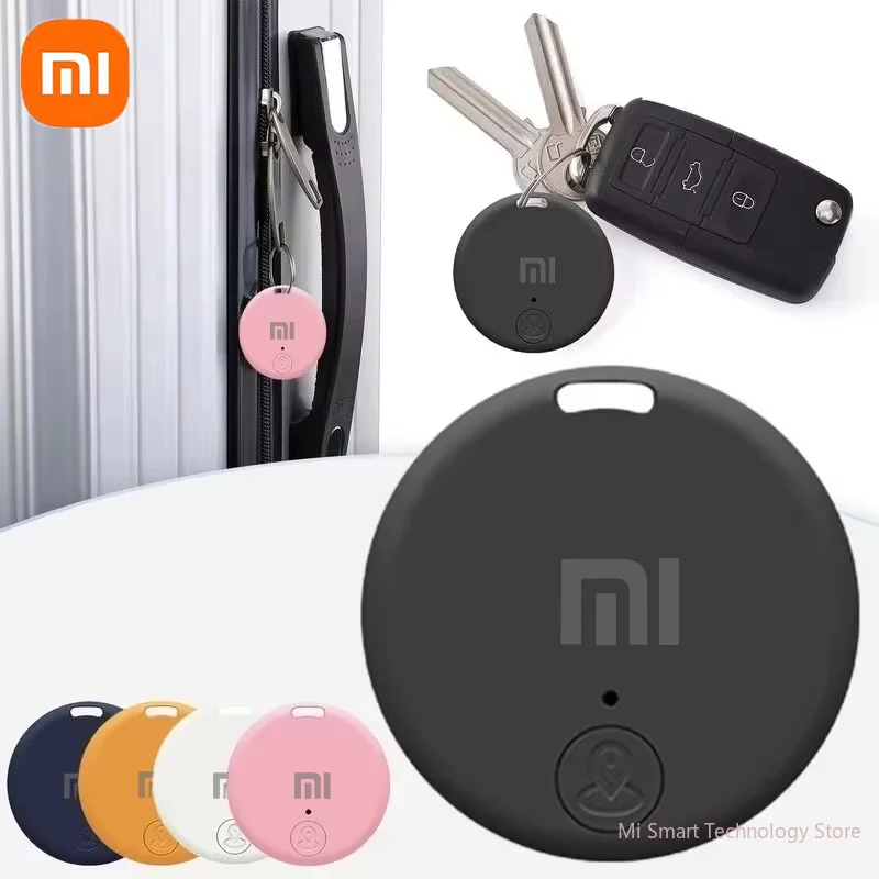 Xiaomi Portable Mini GPS Bluetooth Anti Lost Tracker for Old Men Kid Pet Bluetooth 5.0 Mobile Key Round Tracking Smart Locator anti lose tracker smart bluetooth locator