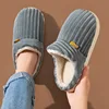 Litfun Warm Plush Fur Slippers For Women Men Winter Indoor Fluffy Warm Fuzzy House Slippers Outdoor Fuzzy Soft Furry Slippers
