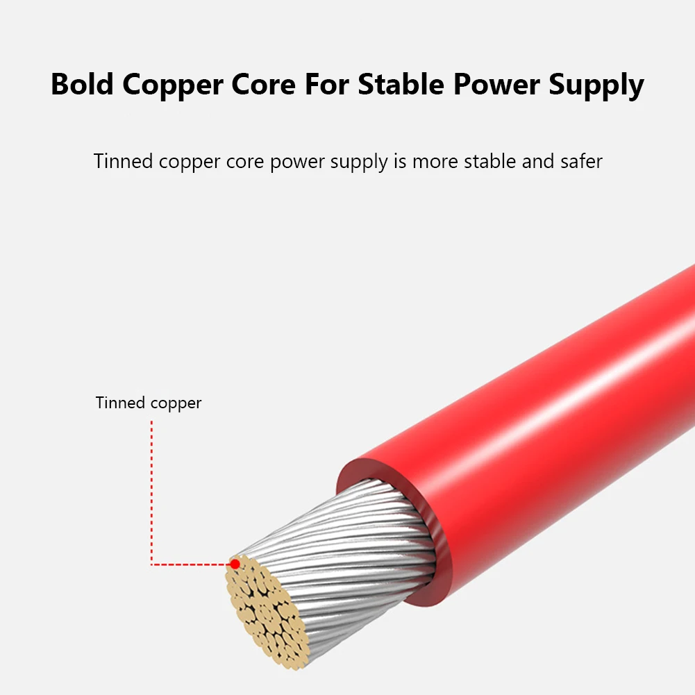 SATA 3.5/2.5 inch 1 to 5 SATA Hard Drive Power Supply Splitter Cable Cord 18AWG SATA Power Cable Server DIY Splitter Cord