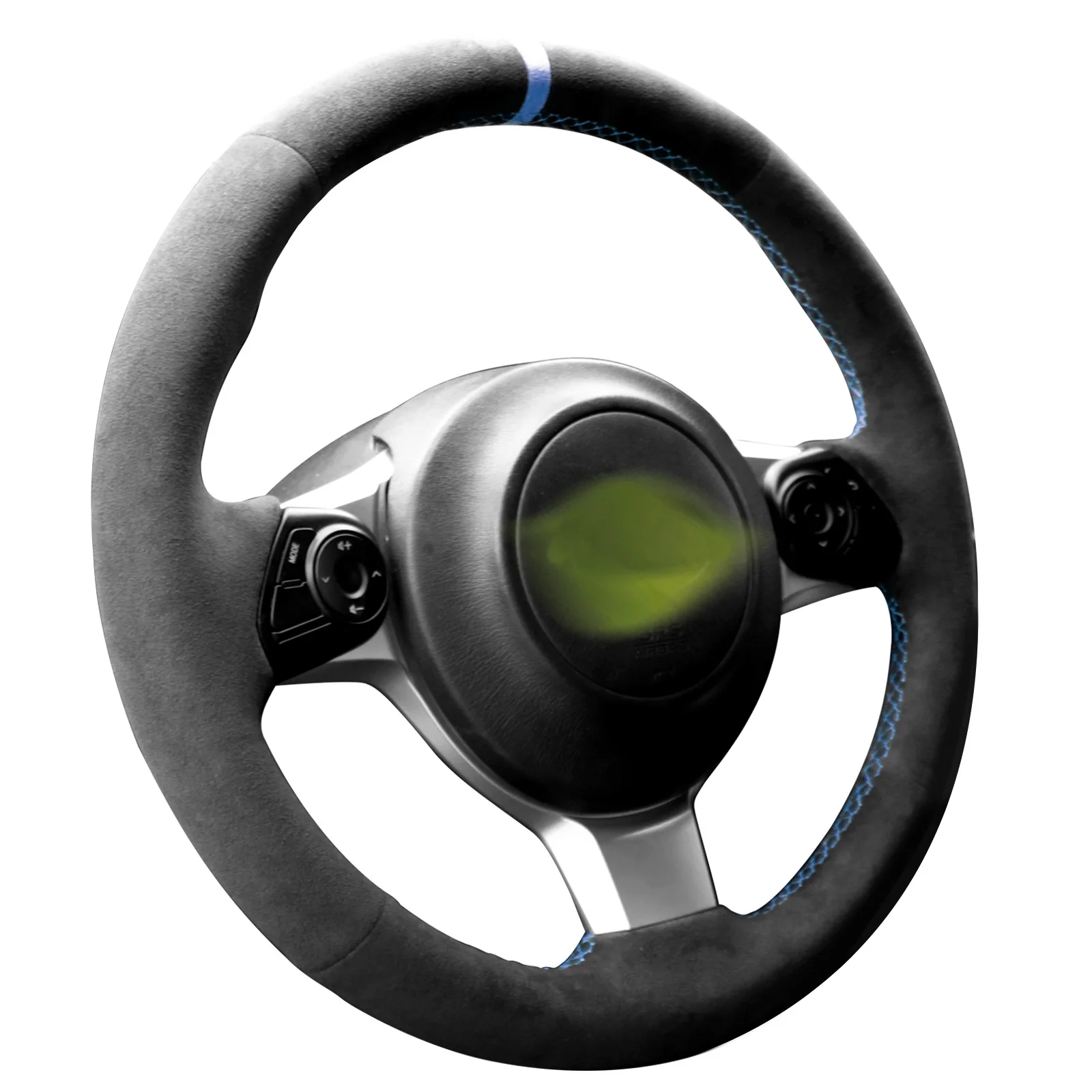 

Alfanxi Hand Stitch Sewing Italy Alcantara Car Steering Wheel Cover Wrap Compatible with Toyota 86 GT86 GR86