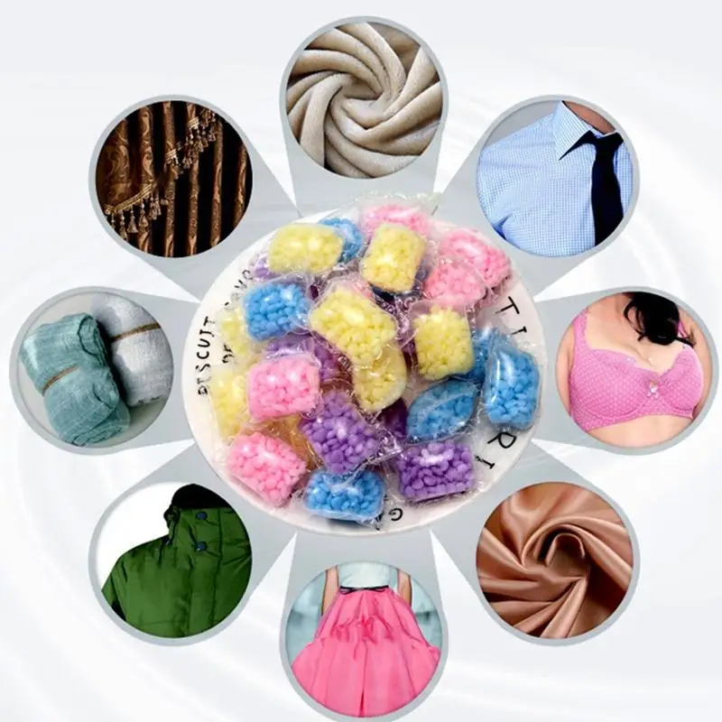 Laundry Beads Fragrance Beads Laundry Softener Beads Clothes Cleaning Tablets Washing Machine Cleaning Detergent Supplies