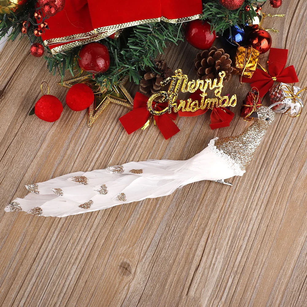 Imitation Peacock Model Cute Realistic Foam Feathers Bird Mini Decorative Craft Birds Home Garden Decorations Photography Props