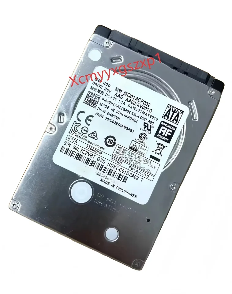 Toshiba 320GB 7200RPM 16MB 2.5 SATA3.0 노트북 HDD 내장 하드 디스크 드라이브 MQ01ACF032에 사용되는 1개