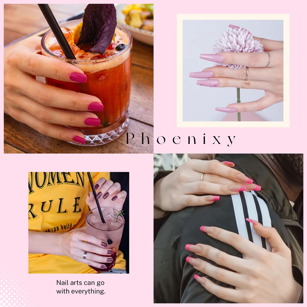 Phoenixy Gel Nail Polish Set with 36W UV LED Nail Lamp Semi Permanent UV Gel Varnish Professional Nail Design Manicure Tools Kit 2