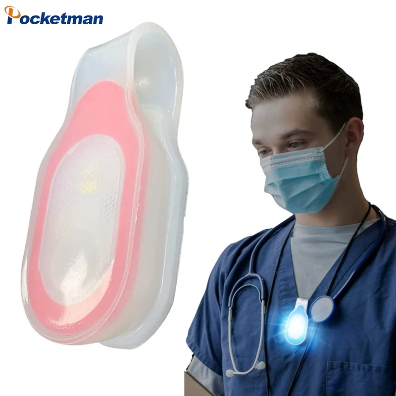 LED Clip Flashlight Riding Car Light Night Safety Nursing Light Magnetic Flashlight Walking Running Sports Outdoor Emergency