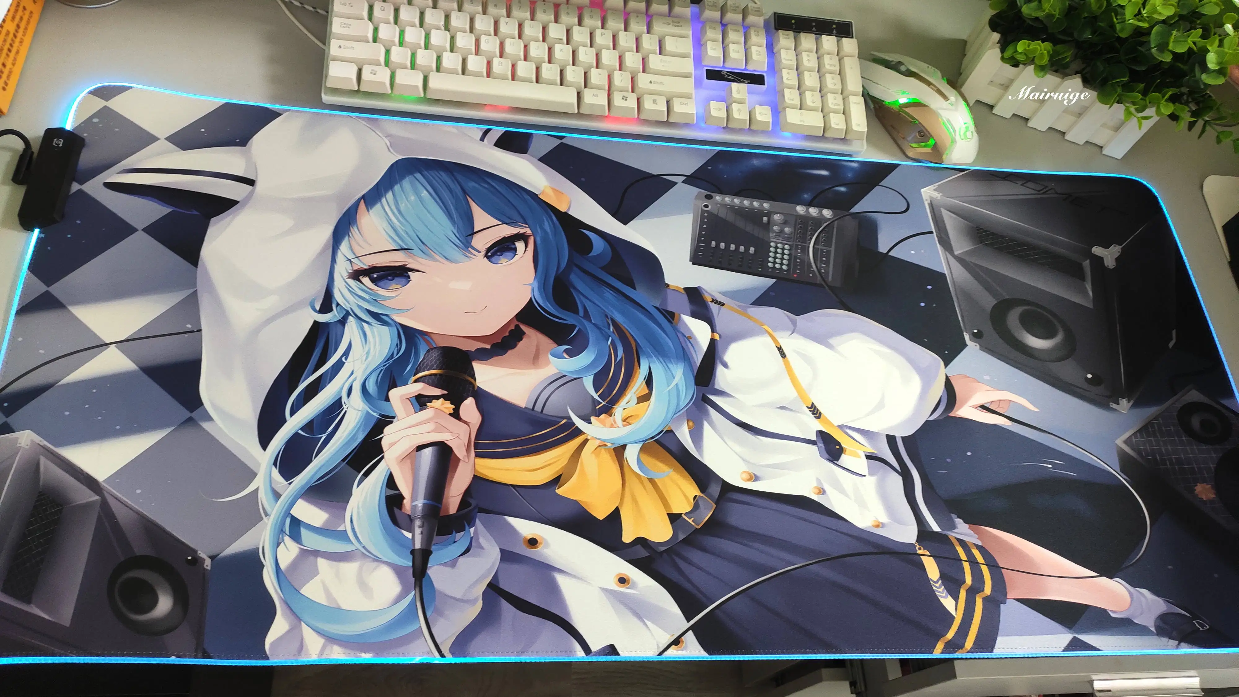 Hoshimachi Suisei RGB Mouse Pad Office Organizers