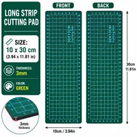 10x30cm PVC Cutting Mat Double Sided Self Healing Craft Cutting Board for DIY Patchwork Paper Cutting Model Making 1