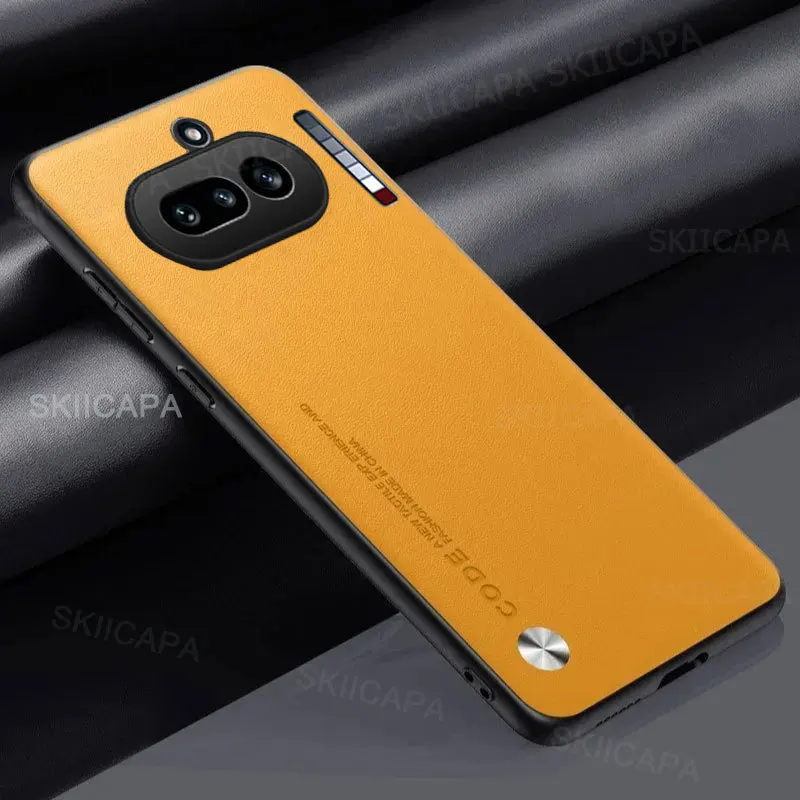 Elegant Leather Matte Silicone Phone Case - Soft Bumper Cover