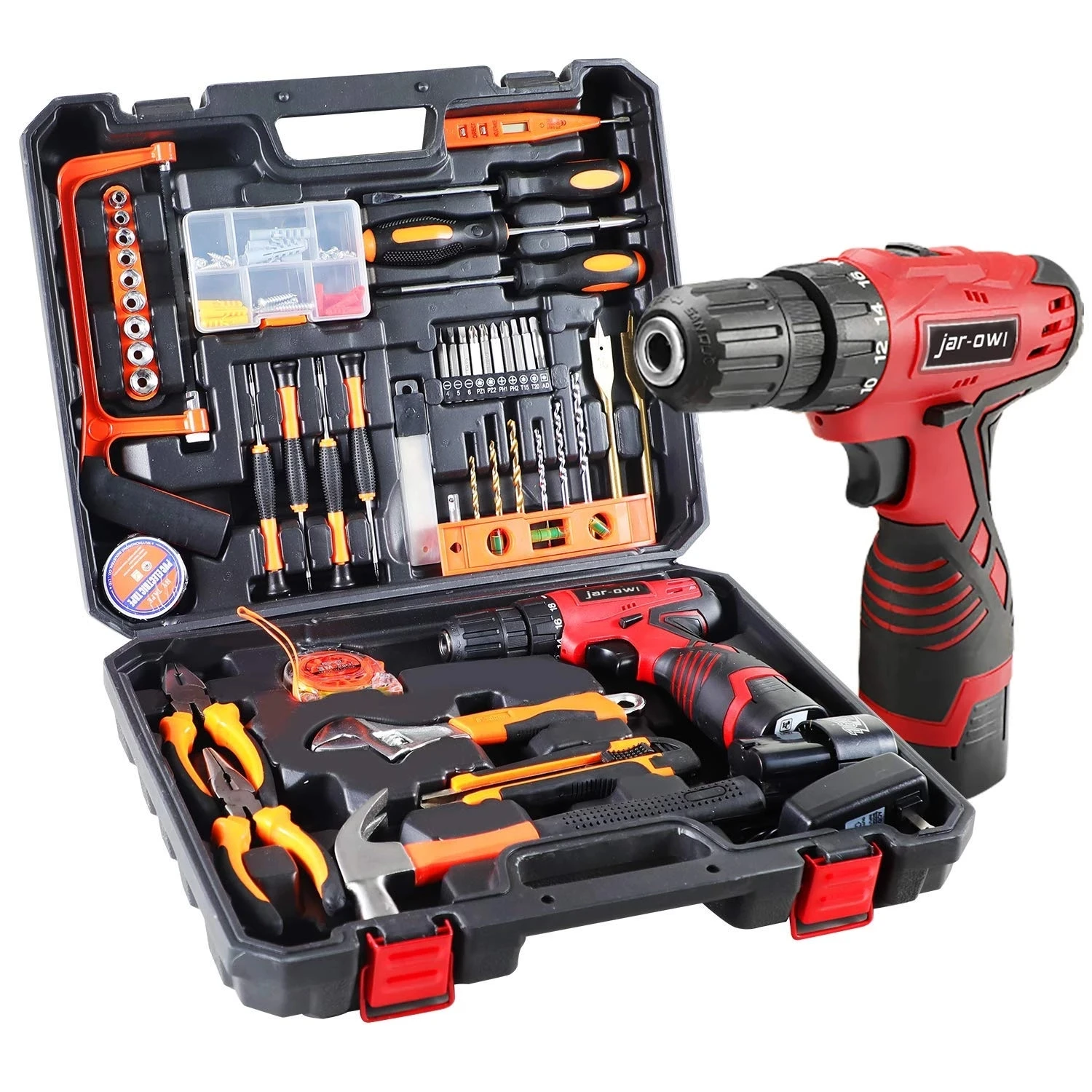New low price 108 Piece Power Tool Combo Kits with 16.8V Cordless Drill