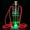DEJAYA Gatling Hookah Acrylic Narguile Complete Shisha Pipe Set Chicha Cachimba 4 Hoses LED Light Nightclub Party Accessories 4