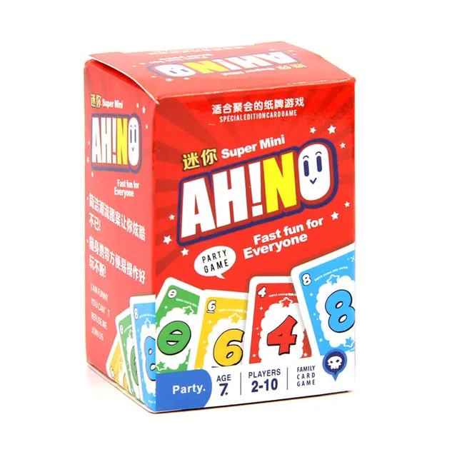 Mini UNO Games Family Funny Entertainment Board Game Playing Cards Kids Toys Gift Box uno Card Game For Children Birthday Gifts 3