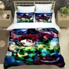 Demon Slayer Printed Bedding Sets exquisite bed supplies set duvet cover bed comforter set bedding set luxury birthday gift 2