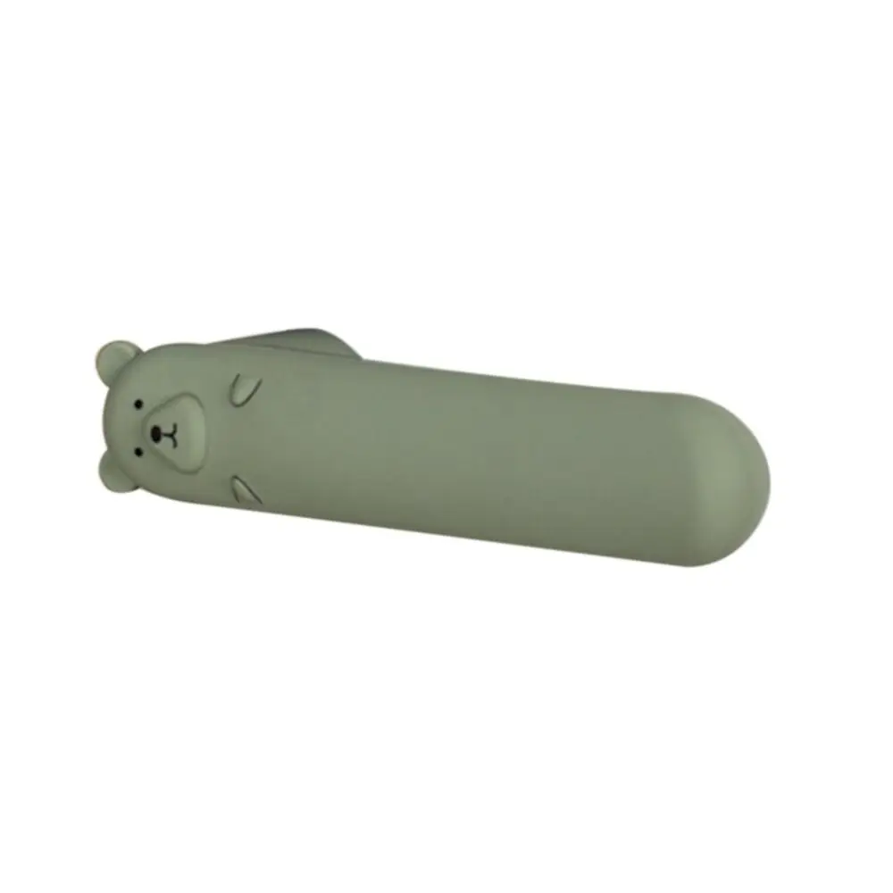 Capa Maçaneta Porta Silicone - Proteção Anticolisão Verde 15cm