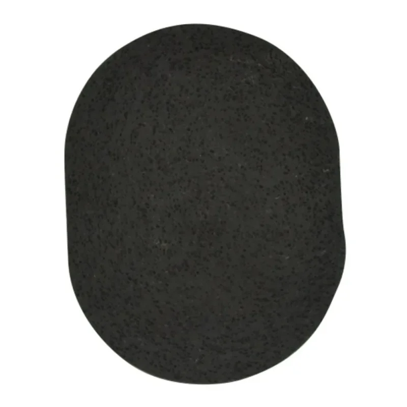 1Pc Natural Soft Black Bamboo Sponge Puff Beauty Facial Wash Cleaning Cosmetic Puff 6