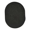 1Pc Natural Soft Black Bamboo Sponge Puff Beauty Facial Wash Cleaning Cosmetic Puff 6
