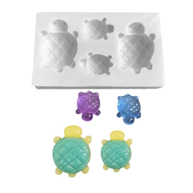 

Size Style Turtle Shape Liquid Silicone Mold Fondant Cake Chocolate Dessert Pastry Decoration Kitchen Baking Accessories Tools