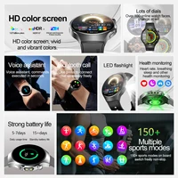 2025 Watch 5 PRO Smart Watch Men LED Flashlight 150+Sports Fitness Track Heart Rate Bluetooth Call Smartwatch Man Watch 5 PRO - Image 2