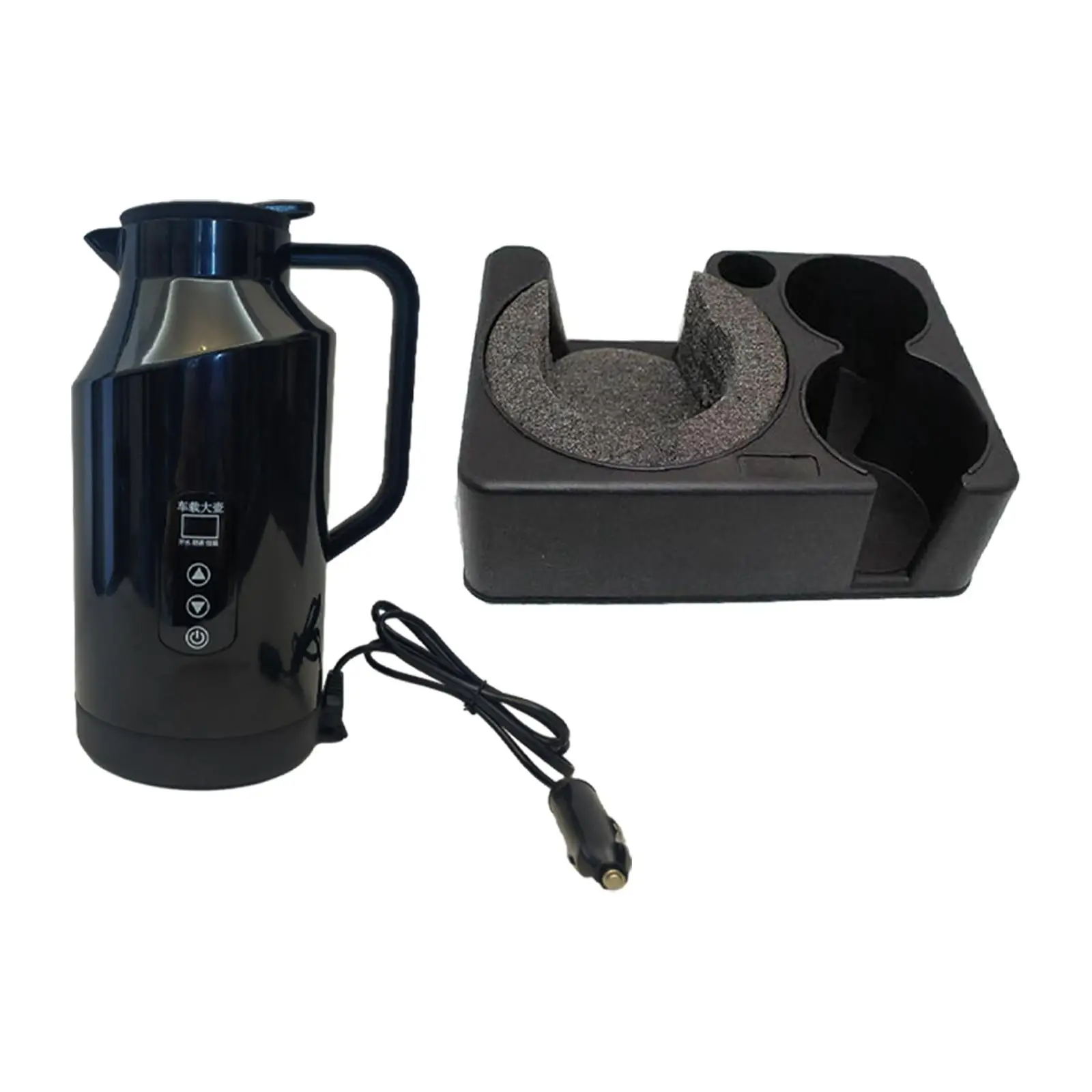 자동차 난방 마시는 컵 여행 주전자 1500ml 휴대용 사업가용
