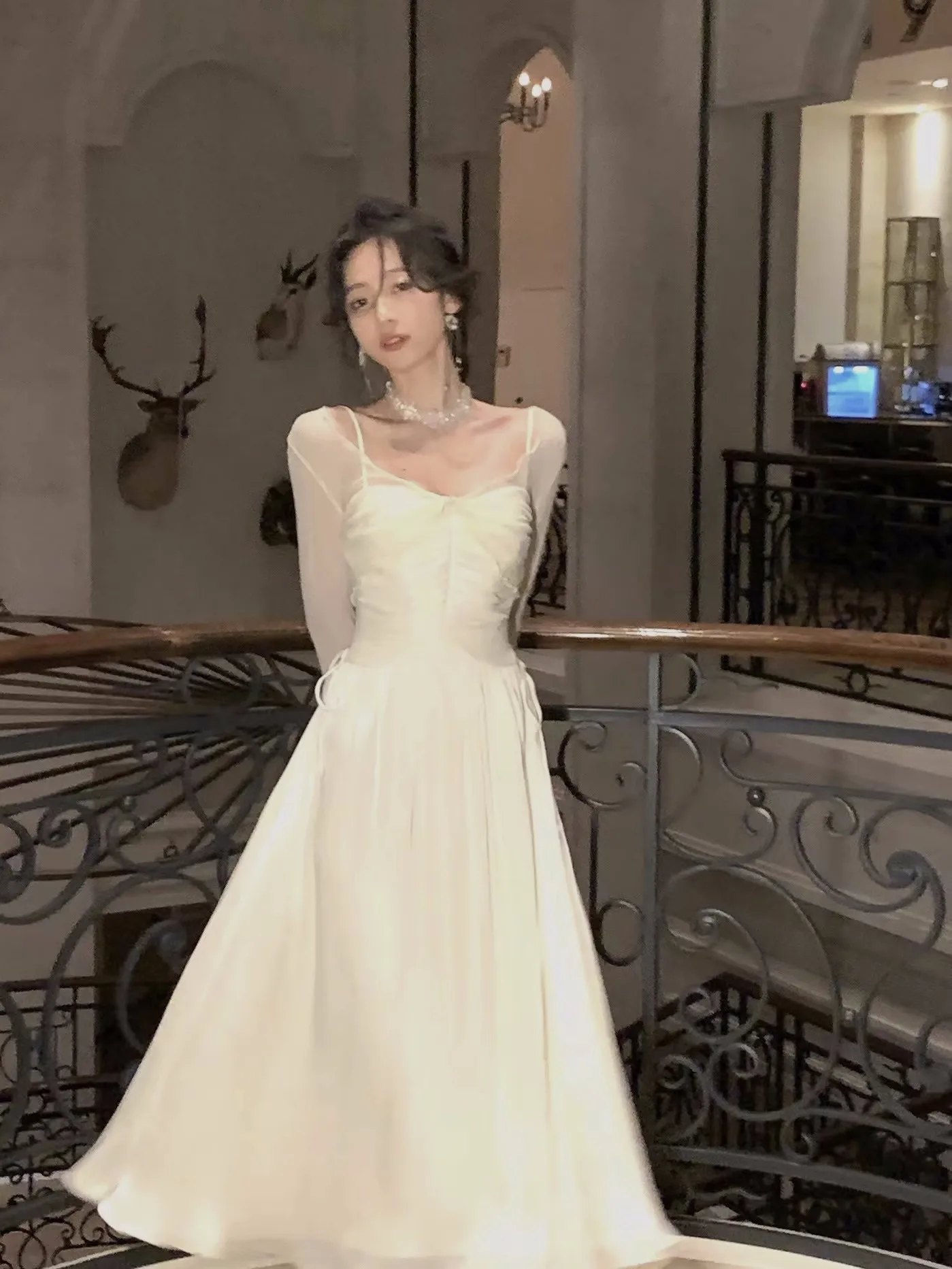 Elegant Shiny Midi Dresses for Women Evening Party Dress Prom Robe Vintage Solid Summer New A-line Spaghetti Strap Vestido Mujer