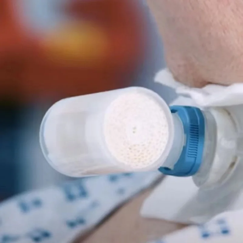 2pcs Disposable Steriled Tracheostomy HME Filter