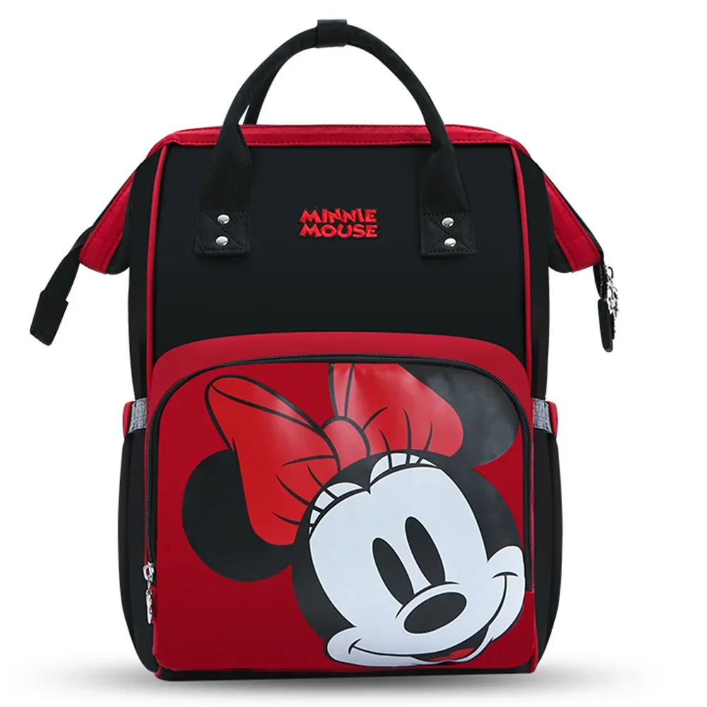 

Disney Minnie USB Diaper Bag Stroller Mummy Backpack Baby Care Bags Large Maternity Nappy Bag Travel Mickey Mouse Mommy Bag