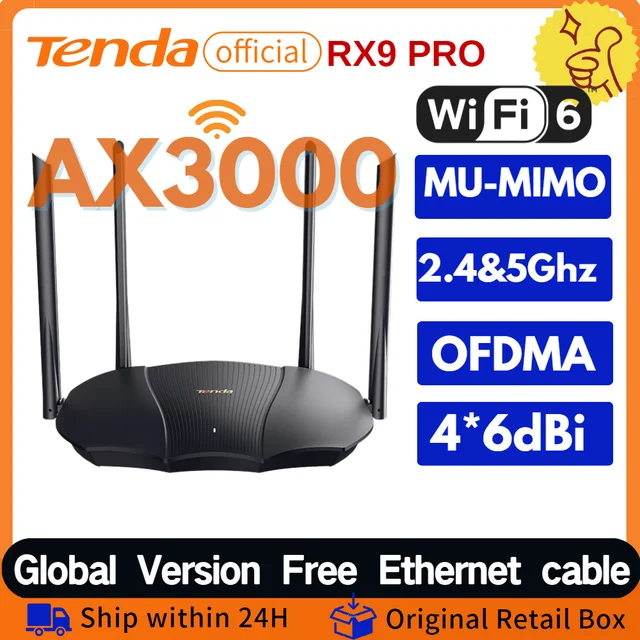 Tenda-Routeur Wi-Fi Gigabit 6 Mesh, Amplificateur de signal sans fil, Répéteur  WiFi, Bande Touriste Jas12 PRO, AX1500, AX3000, 2.4G, 5GHz - AliExpress