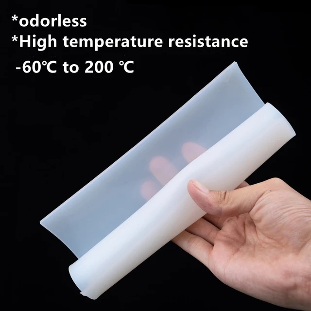 Clear Silicone Rubber Sheet Transparence Plate Mat High Temperature  Resistance film 100% Virgin Silikon Rubber Pad 500x500mm - AliExpress