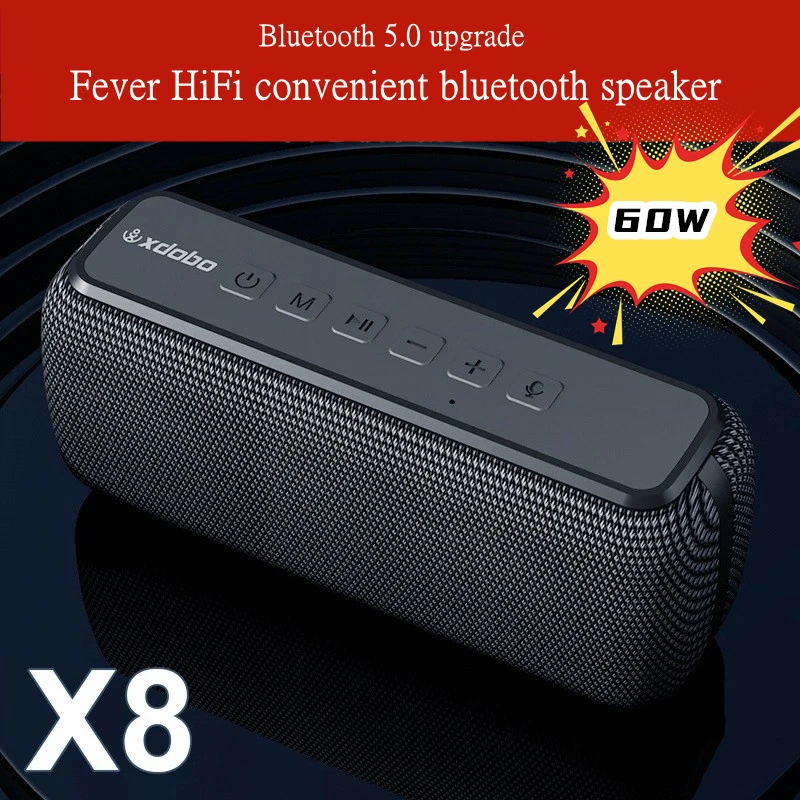 Xdobo Bluetooth 60w サブウーファー ワイヤレス 防水 ポータブル ハイパワーカード 携帯電話 車用スピーカー ポータブルスピーカー Aliexpress Xdobo Bluetooth 60w サブウーファー ワイヤレス 防水 ポータブル ハイパワーカード 携帯電話 車用スピーカー ポータブルスピーカー Aliexpress