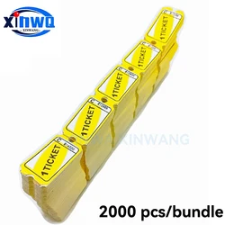 2000 - Piece Lottery Redemption Voucher Set (Yellow)