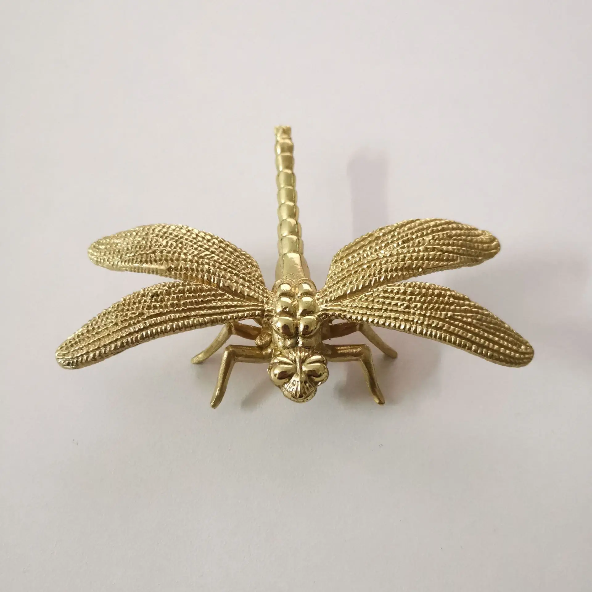 libélula bronze lidar com gaveta de cobre puro armário maçaneta da porta diy móveis ouro puxa alças