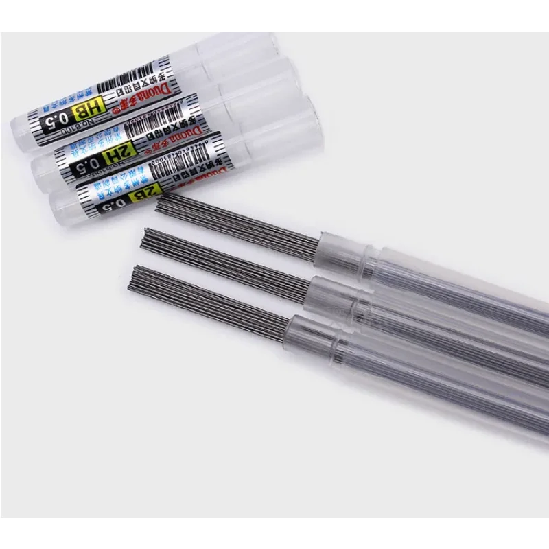 Ricariche Per Matita Meccanica HB E 2B – Confezione Da 1 Tubetto Con Mine Da 0,5 Mm E 0,7 Mm, Lunghezza 6 Cm, Resistenti E Di Qualità Per Disegno Tecnico E Schizzi