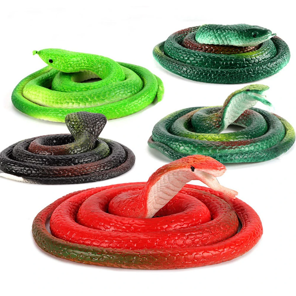 1 Stück Weich gummi Simulation Spielzeug Schlange knifflige Spielzeug Halloween Party begünstigt Kinder Geburtstags feier begünstigt Halloween Dekoration 68cm