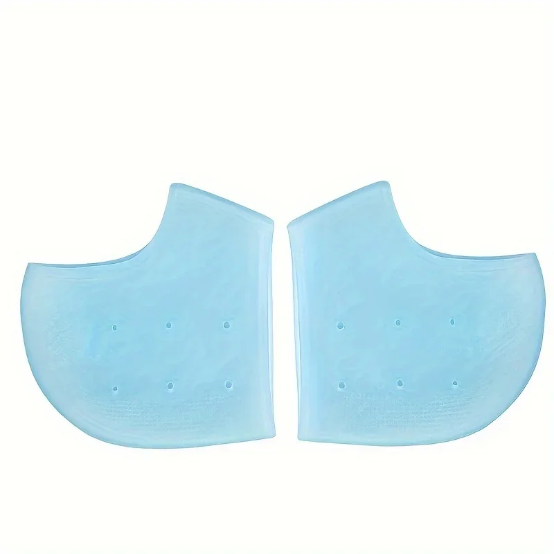 Silikon-Fersenschutz, Gel-Fersenschalen und Kisseneinsätze, gepolsterte Sohle, Körbchen für Plantarfasziitis zur Linderung von rissigen Fußbett – Detail 3