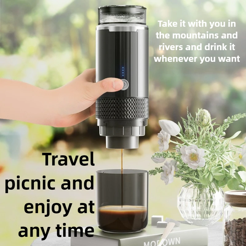 Multifunctional Wireless Electric American Coffee Machine KCUP Capsule Coffee Machine Car Home Outdoor Portable