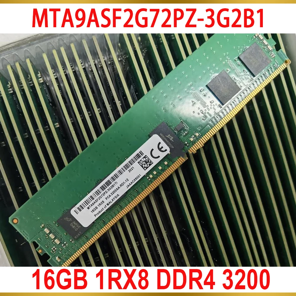 1PCS Server Memory For MT RAM 16G 16GB 1RX8 DDR4 3200 PC4 3200AA R REG MTA9ASF2G72PZ