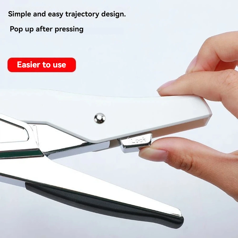 Effortless Plier Stapler with 1000 Staples,20 Sheet Capacity, Office Desk Stapler for Stapling Home School Warehouse Handmade - 3