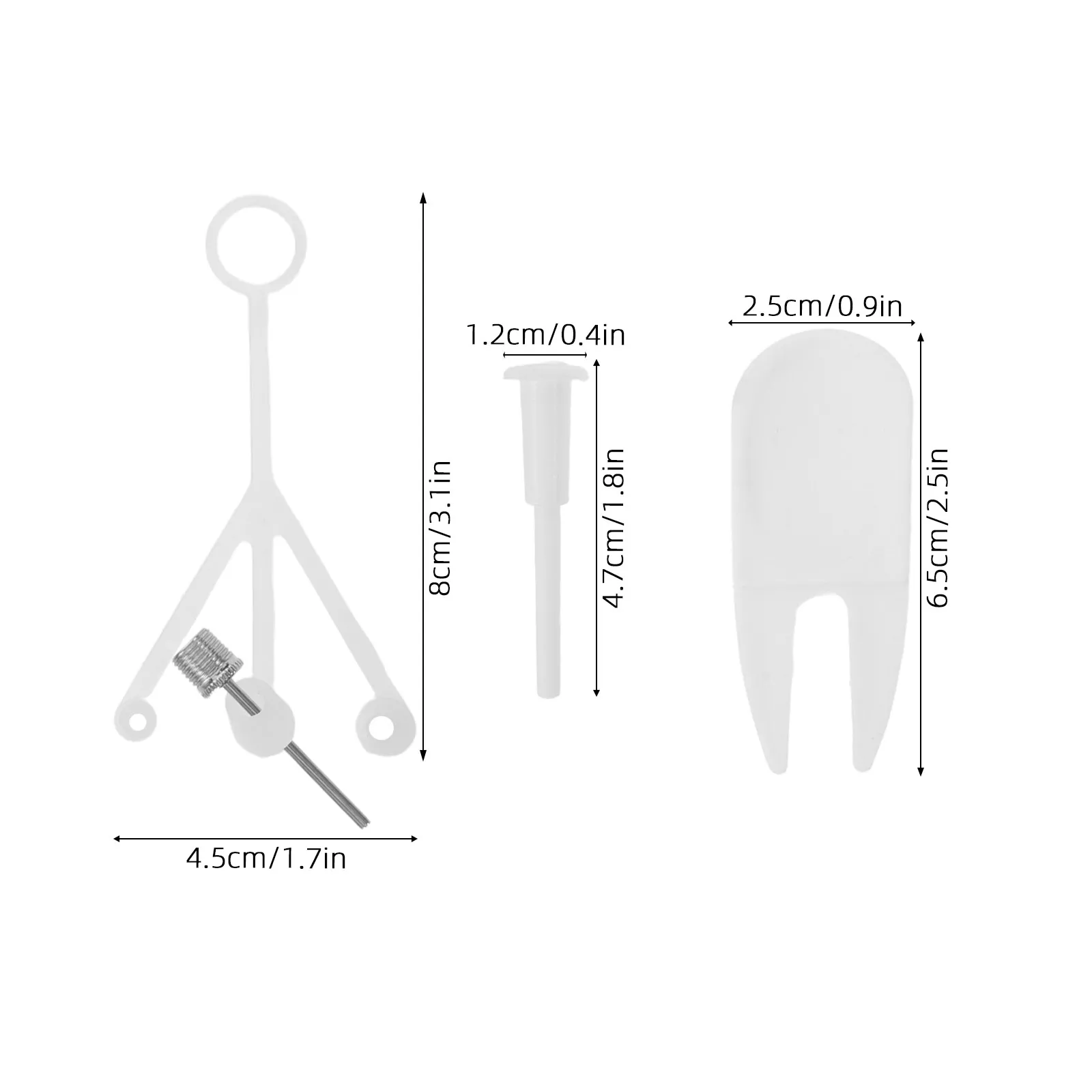 1 세트 요가 볼 플러그 교체 키트 운동 공 에어 스토퍼 플러그 어댑터 호환 필라테스 스태빌리티 볼 배구 축구