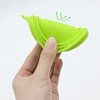 2pcs/set Reusable Pet Food Can Cover Silicone Dogs Cats Storage Tin Cap Lid Seal Cover with Spoon 6