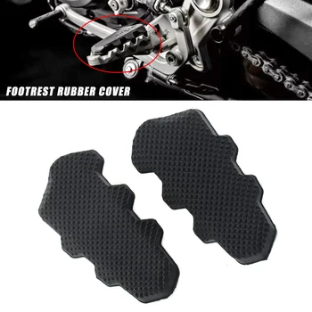 Moto Anteriore Poggiapiedi Spina Del Piede Pedana Piastra di Copertura In Gomma Per Ducati Hypermotard 821 Multistrada MTS 950 1260 1200