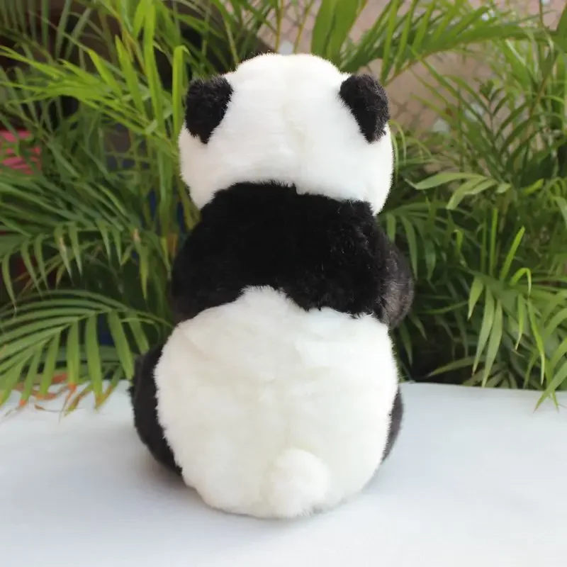 Panda High Fidelity Anime Cute Plushie Giant Panda Plush Toys Lifelike Animals Simulation Stuffed Doll Kawai Toy Gifts For Kids 6