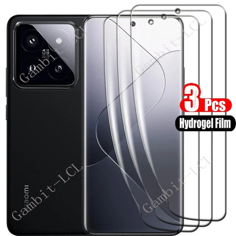 

Гидрогелевая пленка для Xiaomi 14 Pro Xiaomi14Pro Xiaomi14 14Pro 23116PN5BC, гидравлическая HD мягкая Гидрогелевая пленка, полная защита экрана