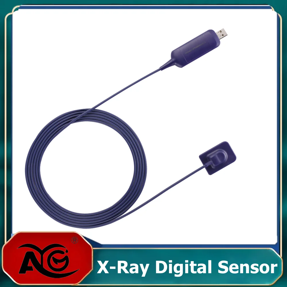 Sensor de rayos X Dental AG, Sensor Digital de transmisión rápida ultrafino, sistema de imagen de Cable de grado RVG IP68, equipo de dentista