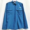 Camisa para hombres Spring/Summer New Long sleeved Short sleeved Classic Polo Collar Shirt Top Pocket Men's Casual Shirt 2025 1