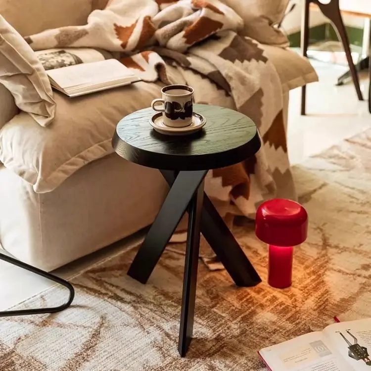 Solid Wood, Sofa, Simple, Nordic, Living Room, Coffee Table, Bedside Table, Shelf, Corner Table